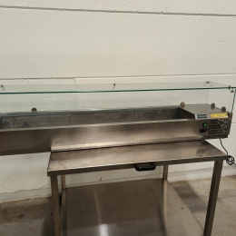 Rvs saladette Polar - 1.80m  